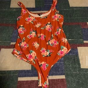 Floral body suit